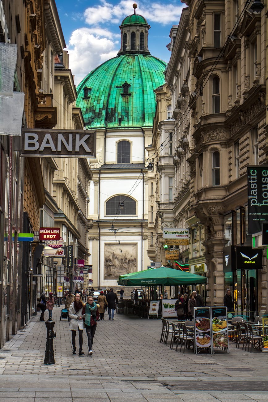 people walking near dome building